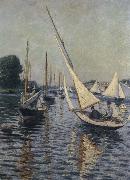 Gustave Caillebotte Sailboat oil painting artist